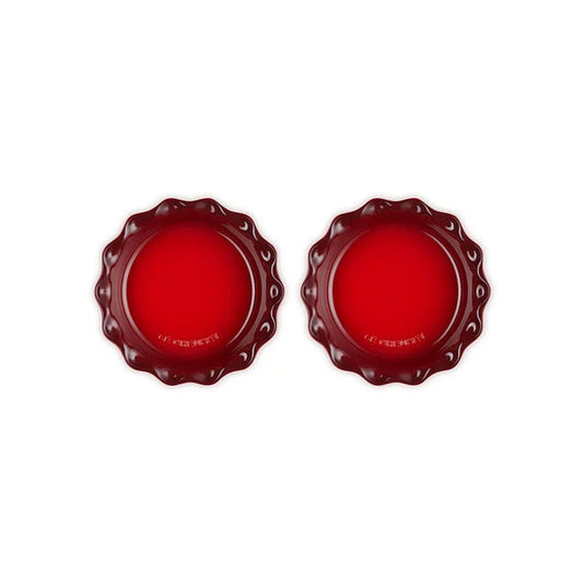 Le Creuset Heritage Fluted Pie Dish 2-Piece Set