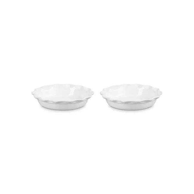 Load image into Gallery viewer, Le Creuset Heritage Fluted Pie Dish 2-Piece Set
