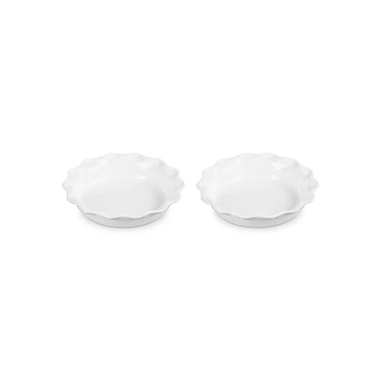 Le Creuset Heritage Fluted Pie Dish 2-Piece Set