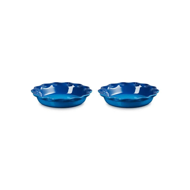 Load image into Gallery viewer, Le Creuset Heritage Fluted Pie Dish 2-Piece Set
