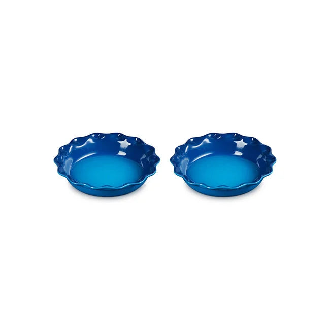 Load image into Gallery viewer, Le Creuset Heritage Fluted Pie Dish 2-Piece Set
