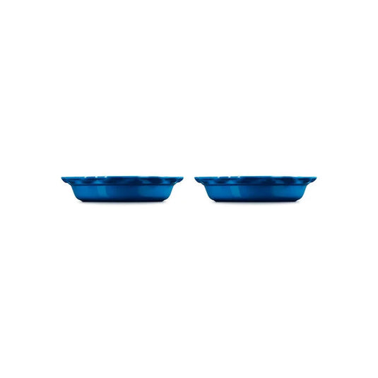 Le Creuset Heritage Fluted Pie Dish 2-Piece Set