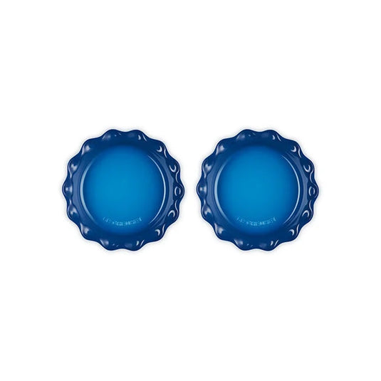 Le Creuset Heritage Fluted Pie Dish 2-Piece Set