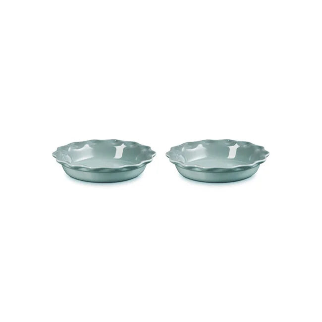 Load image into Gallery viewer, Le Creuset Heritage Fluted Pie Dish 2-Piece Set
