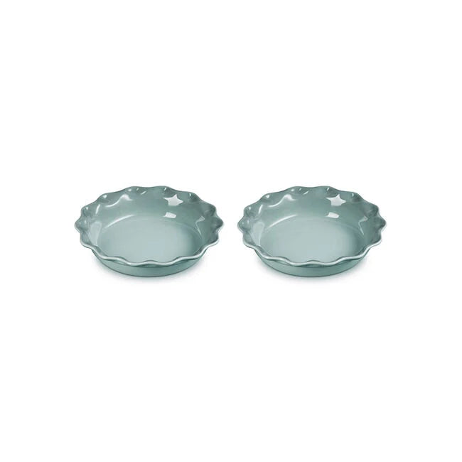 Load image into Gallery viewer, Le Creuset Heritage Fluted Pie Dish 2-Piece Set
