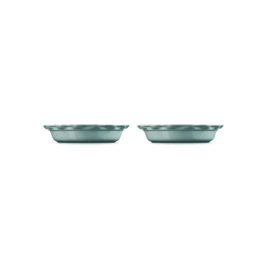 Le Creuset Heritage Fluted Pie Dish 2-Piece Set