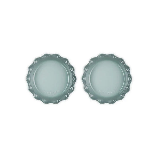 Le Creuset Heritage Fluted Pie Dish 2-Piece Set