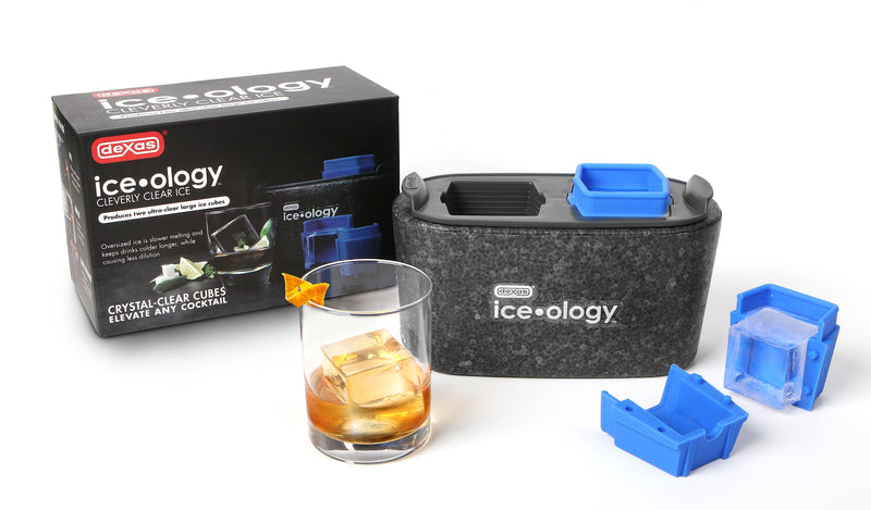 Load image into Gallery viewer, 2 Cube ice•ology™ Clear Ice Cube Trays (2) 1.75" Cubes
