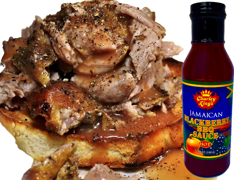 Load image into Gallery viewer, Charley King's Jamaican Blackberry BBQ Sauce Hot
