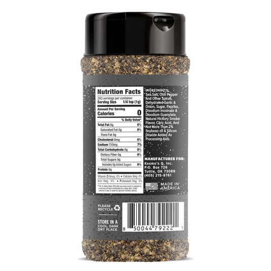 Kosmo's Q: Double Peper Coarse Cow Cover Rub