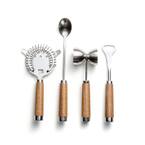 Outset Acacia Bar Tools Set of 4