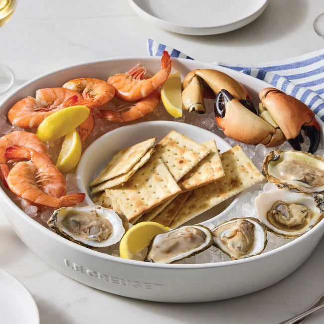 Load image into Gallery viewer, Le Creuset Signature Oval Chip &amp; Dip Platter
