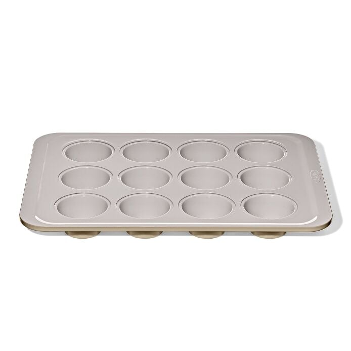 Load image into Gallery viewer, OXO Non-Stick Pro Ceramic Coated Metal Bakeware 12 Cup Muffin Pan
