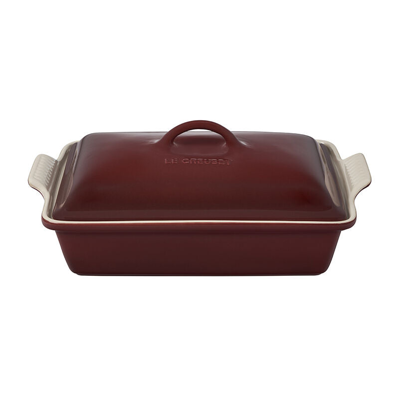 Load image into Gallery viewer, Le Creuset Heritage Covered Rectangular Casserole Dish 4 qt.
