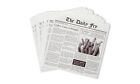 Load image into Gallery viewer, Fox Run French Fry Wax Paper Liners Newsprint 24count
