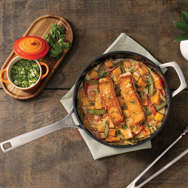 Load image into Gallery viewer, Le Creuset Essential Non-stick Ceramic Sauté Pan with Glass Lid
