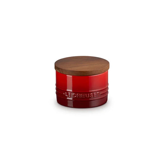 Le Creuset Salt Cellar with Wood Lid 7 oz.