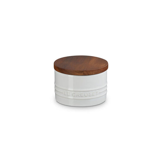 Le Creuset Salt Cellar with Wood Lid 7 oz.