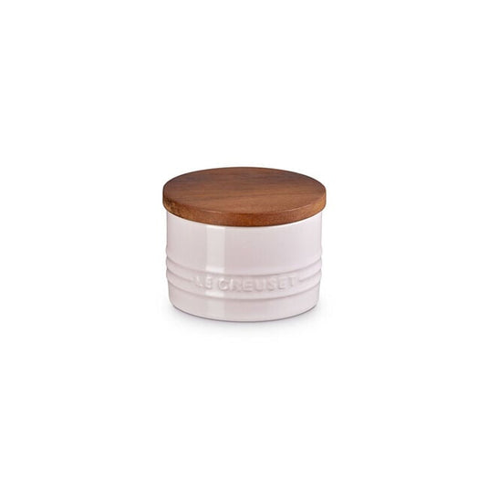Le Creuset Salt Cellar with Wood Lid 7 oz.