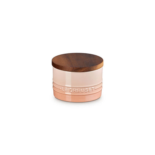 Le Creuset Salt Cellar with Wood Lid 7 oz.