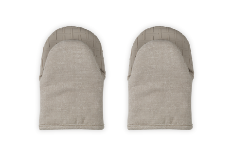 Le Creuset Set of 2 Mini Oven Mitts 8 in.