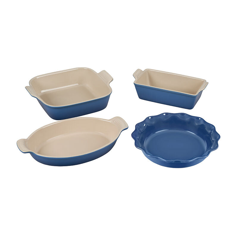 Load image into Gallery viewer, Le Creuset Heritage 4-Piece Bakeware Essentials Set
