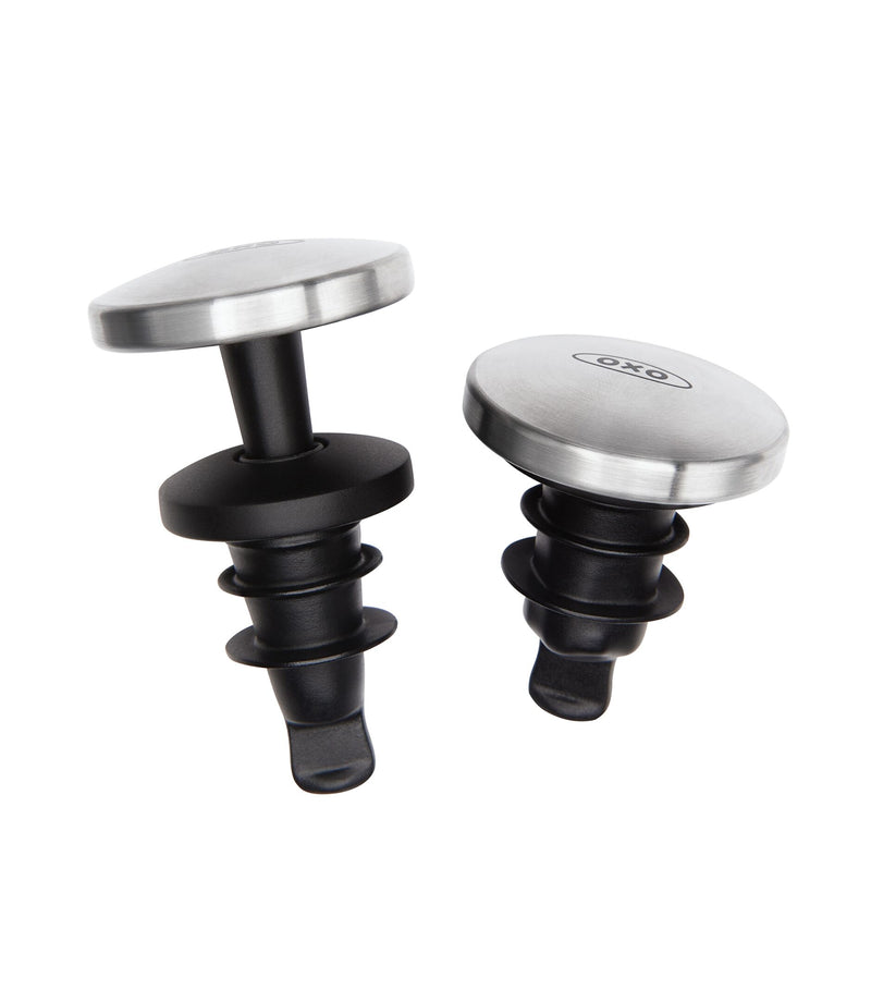 Load image into Gallery viewer, OXO 2-Piece Spillproof Wine Stopper
