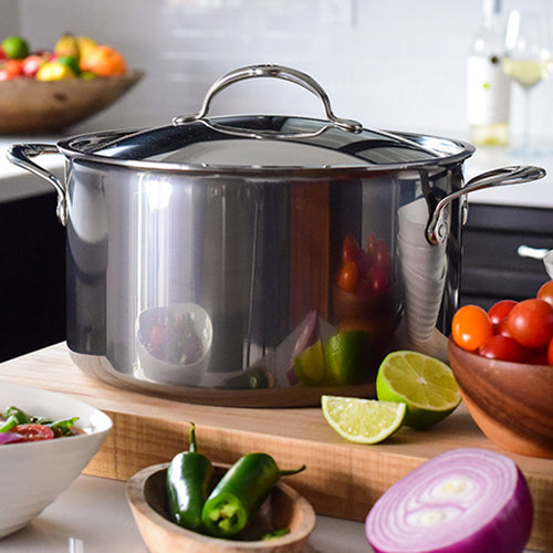 Hestan NanoBond Titanium Stockpot 8-Quart