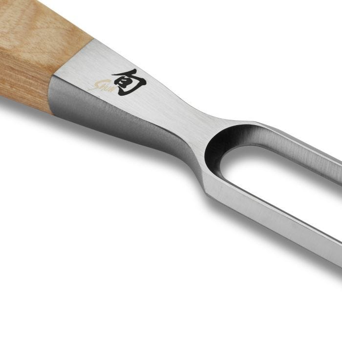 Load image into Gallery viewer, Shun Premier Blonde 6.5" Carving Fork
