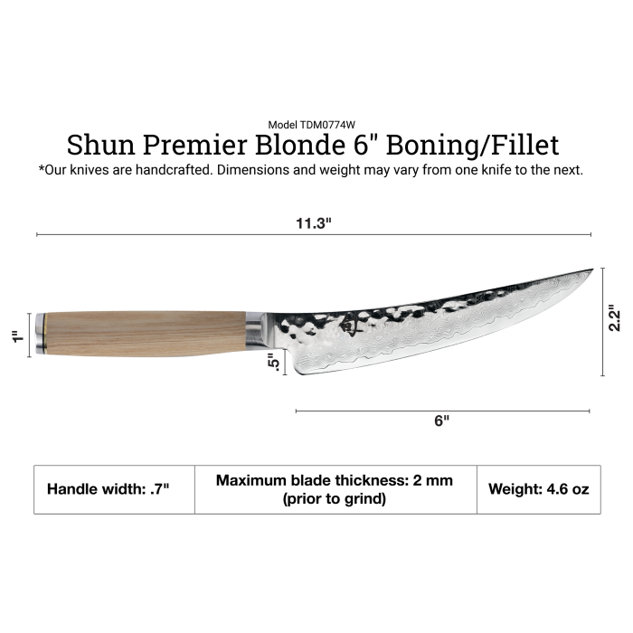Load image into Gallery viewer, Shun Premier Blonde 6-in. Boning &amp; Fillet
