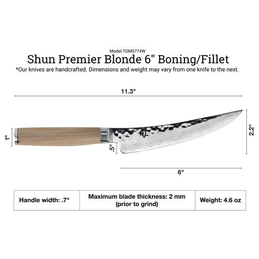 Shun Premier Blonde 6-in. Boning & Fillet