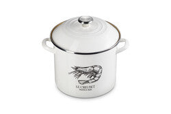 Load image into Gallery viewer, Le Creuset Shrimp Stockpot 10 qt.
