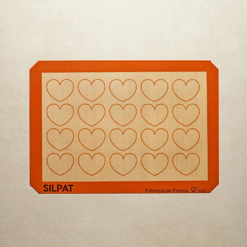 Load image into Gallery viewer, Silpat® 20 Heart Half Size - Limited Edition

