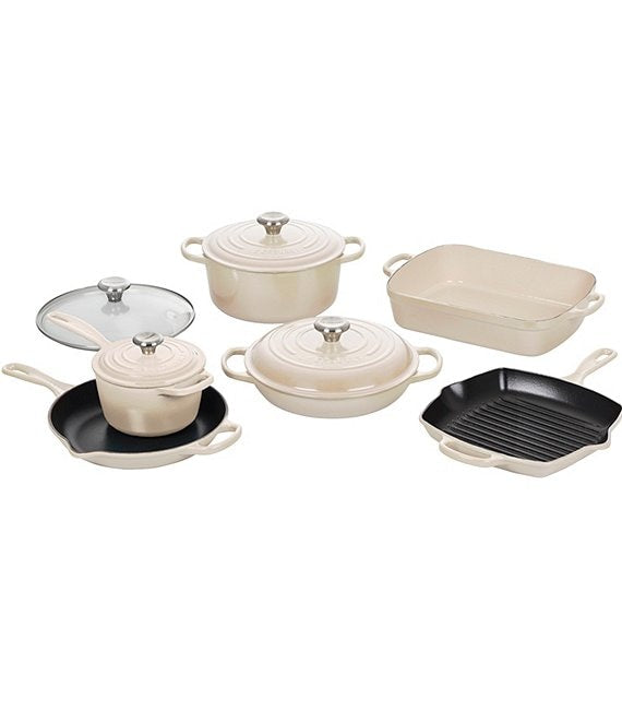 Load image into Gallery viewer, Le Creuset 10-Piece Cast Iron Set

