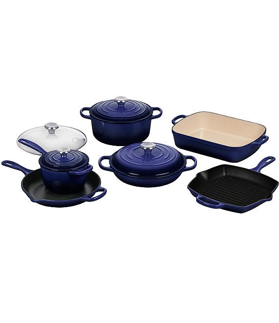 Load image into Gallery viewer, Le Creuset 10-Piece Cast Iron Set
