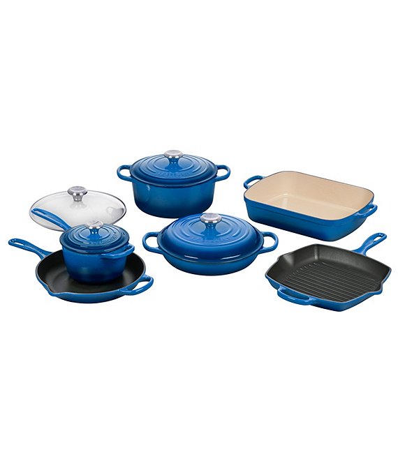 Load image into Gallery viewer, Le Creuset 10-Piece Cast Iron Set
