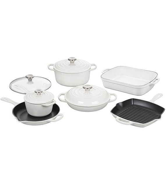 Load image into Gallery viewer, Le Creuset 10-Piece Cast Iron Set
