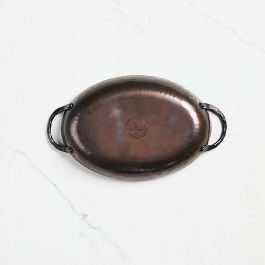 Smithey Ironware Carbon Steel Oval Roaster