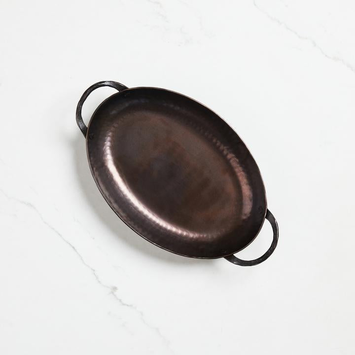 Load image into Gallery viewer, Smithey Ironware Carbon Steel Oval Roaster
