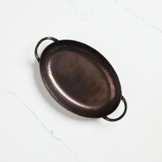Smithey Ironware Carbon Steel Oval Roaster
