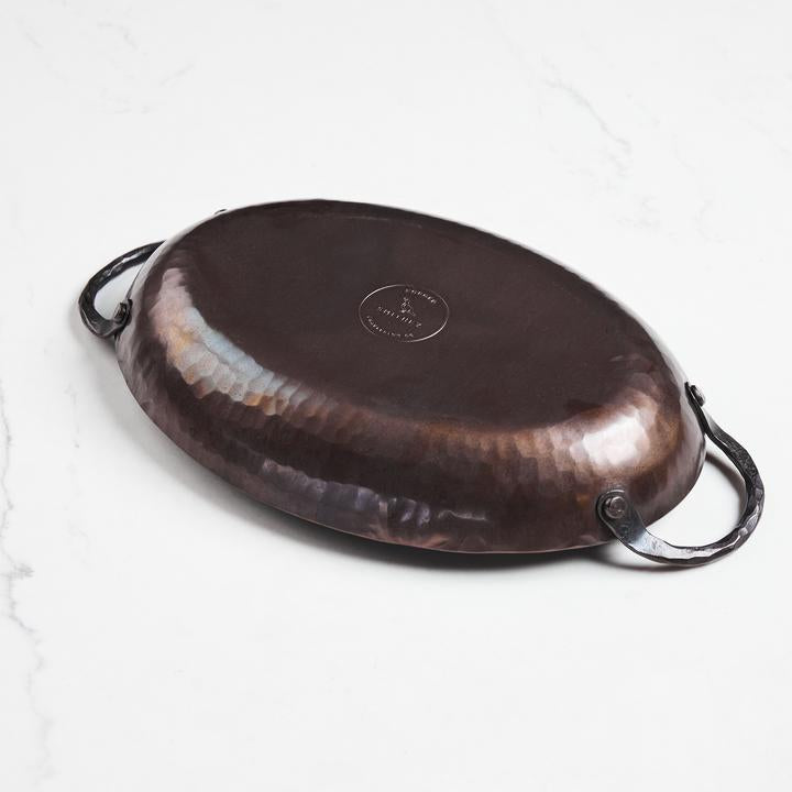Load image into Gallery viewer, Smithey Ironware Carbon Steel Oval Roaster
