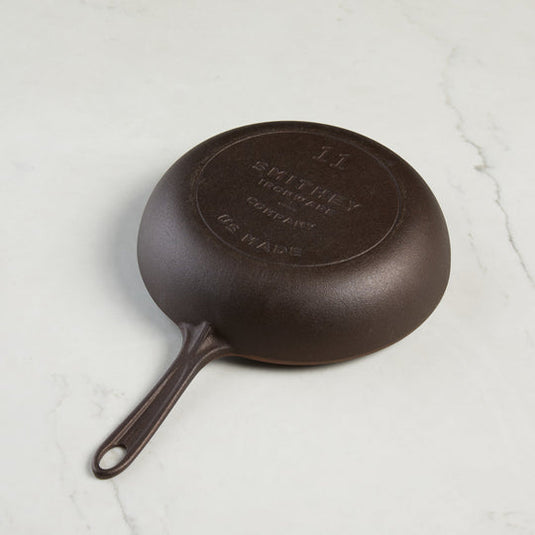 Smithey Ironware No. 11 Deep Cast Iron Skillet w/ Glass Lid