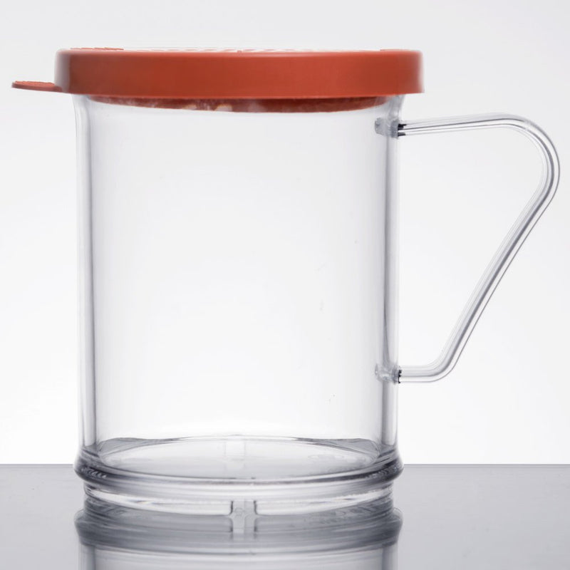 Load image into Gallery viewer, Cambro 10 oz. Polycarbonate Shaker w/ Rose Lid
