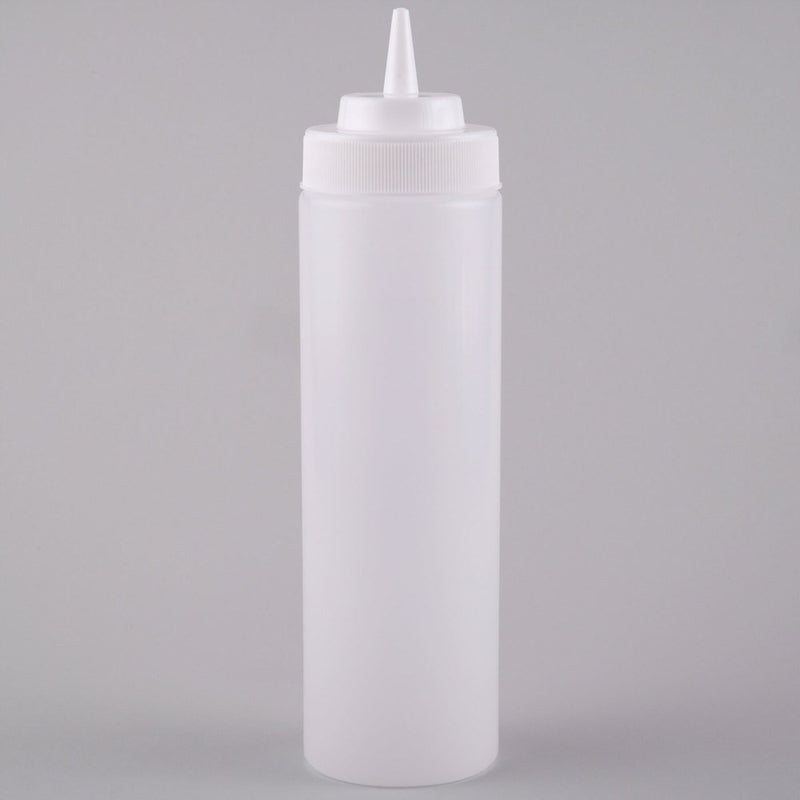 Load image into Gallery viewer, Choice 24 oz. Clear Wide Mouth Squeeze Bottle – 6/Pack
