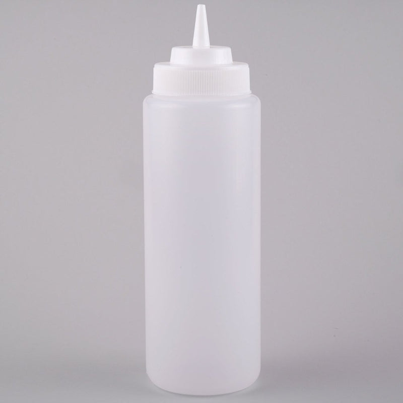 Load image into Gallery viewer, Choice 32 oz. Clear Wide Mouth Squeeze Bottle – 6/Pack
