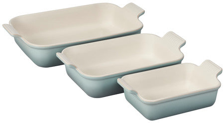 Le Creuset Heritage 3-Piece Rectangular Baking Dish Set