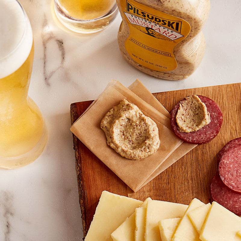Load image into Gallery viewer, Pilsudski Polish Style Horseradish Mustard Squeeze Bottle 12 oz.
