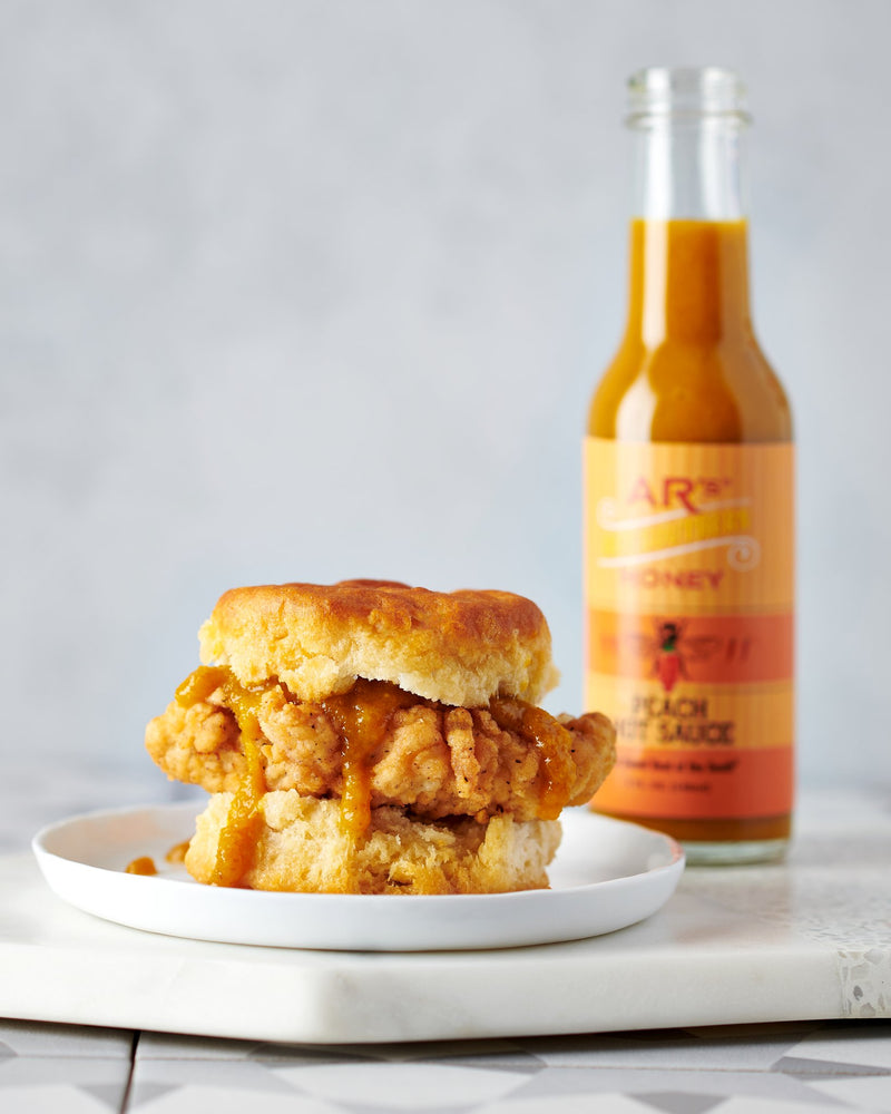Load image into Gallery viewer, AR's Peach Hot Sauce

