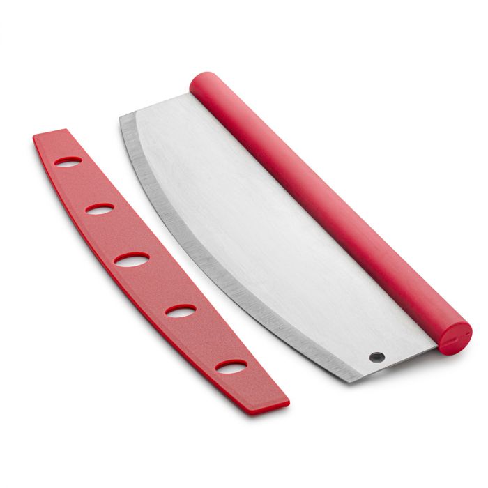 Load image into Gallery viewer, Cousin Luca's Rocking Pizza Cutter with Blade Guard
