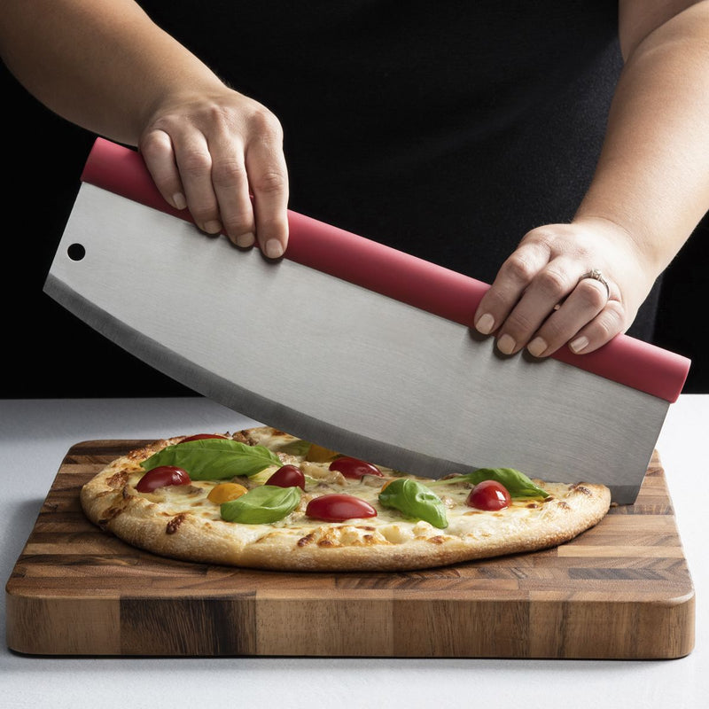 Load image into Gallery viewer, Cousin Luca's Rocking Pizza Cutter with Blade Guard
